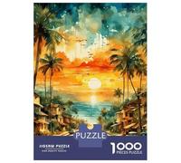 1000 Piece Jigsaw Puzzles for Teenagers Road to Paradise Adult Puzzles Toy Wall Decor Pattern Assembly Deal As Gifts for The Whole Family 70x50cm/1000pcs