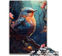 1000 Piece Jigsaw Puzzles for Teenagers Robin Colour Teenager Jigsaw,Relax Games Is Ideal As A Gift for The Whole Family (75x50cm)