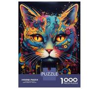 1000 Piece Jigsaw Puzzles for Teenagers Robot Cat Cyborg Jigsaw for Adults Relax Games Hand Speed Race Deal As Gifts for The Whole Family 38x26cm/1000pcs