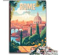1000 Piece Jigsaw Puzzles for Teenagers Rome Italy for Educational Game Challenge Toy Birthday Present, Gifts (38x52cm) 1000pcs