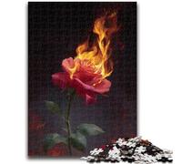 1000 Piece Jigsaw Puzzles for Teenagers Rose Teenager Jigsaw,Birthday Present, Gifts, Wall Art for Age 14 Years Up (75x50cm)