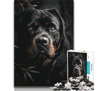 1000 Piece Jigsaw Puzzles for Teenagers Rottweiler Adult Puzzles,Stress Reliever Difficult Challenge Unique Home Decor And Gifts 38x26cm