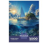 1000 Piece Jigsaw Puzzles for Teenagers Sailboat And Anchor Puzzle for Adults Hands-on Game Wall Decoration Unique Birthday And Gifts 70x50cm/1000pcs