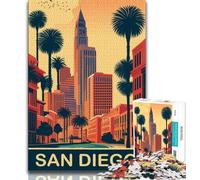 1000 Piece Jigsaw Puzzles for Teenagers San Diego,Family Entertainment Toys Is Ideal As A Gift for The Whole Family (38x26cm)