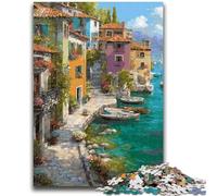 1000 Piece Jigsaw Puzzles for Teenagers Seaside Cliff for 14+ Unique Challenge Game Family Games Christmas Birthday Gifts 26x38cm