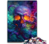 1000 Piece Jigsaw Puzzles for Teenagers Skeleton Octopus Jigsaw,Toys Educational Games Stress Relieving Unique Birthday And Gifts (26x38cm)