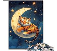 1000 Piece Jigsaw Puzzles for Teenagers Sleeping Tiger, for Age 14 Years And over Home Decor As A Gift for The Whole Family And Friends (size 26x38cm)