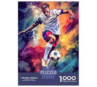 1000 Piece Jigsaw Puzzles for Teenagers Soccer Player Action Jigsaw for Adults DIY Toys Pattern Assembly Help The Brain Exercise 70x50cm/1000pcs