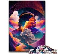 1000 Piece Jigsaw Puzzles for Teenagers Space Clouds Colorful for 14+ Unique Challenge Game Family Games Christmas Birthday Gifts 26x38cm