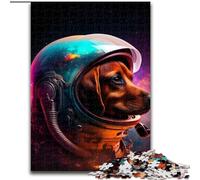 1000 Piece Jigsaw Puzzles for Teenagers Space Dachshund Sausage, Learning Educational Is Ideal As A Gift for The Whole Family (Size 50x75cm)