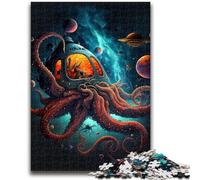 1000 Piece Jigsaw Puzzles for Teenagers Space Squids Learning Educational Toys Fun at Home Activities, Birthday Present,Travel Gifts 26x38cm