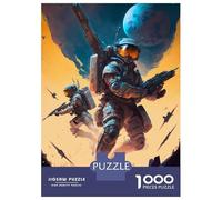 1000 Piece Jigsaw Puzzles for Teenagers Space War Jigsaw for Adults DIY Toys Pattern Assembly Help The Brain Exercise 70x50cm/1000pcs