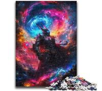 1000 Piece Jigsaw Puzzles for Teenagers Space Warrior Puzzles,Decompressing Intellectual Educational Toy Perfect Decoration (50x75cm)