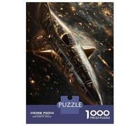 1000 Piece Jigsaw Puzzles for Teenagers Spaceship Adult Puzzles Relaxing Games Enhance Memory Help The Brain Exercise 52x38cm/1000pcs