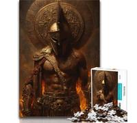 1000 Piece Jigsaw Puzzles for Teenagers Spartan Warrior Teenager Jigsaw,Relax Games Is Ideal As A Gift for The Whole Family 26x38cm
