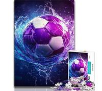 1000 Piece Jigsaw Puzzles for Teenagers Sports Football 1000 Piece Puzzle,for Educational Game Challenge Toy Deal As Gifts for The Whole Family (size 38x26cm)