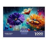 1000 Piece Jigsaw Puzzles for Teenagers Spring Flower Shower Adult Jigsaw Puzzle Brain Teaser Game Difficult Challenge Unique Birthday And Gifts 52x38cm/1000pcs