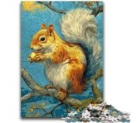 1000 Piece Jigsaw Puzzles for Teenagers Squirrel Art Adult Jigsaw,Quiz Game for Is Ideal As A Gift for The Whole Family (50x75cm)
