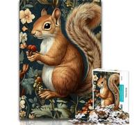 1000 Piece Jigsaw Puzzles for Teenagers Squirrel Teenager Puzzles,Quiz Game for Is Ideal As A Gift for The Whole Family (size 75x50cm)