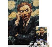 1000 Piece Jigsaw Puzzles for Teenagers Starry Contemplation Happy Shared Home Activity Thoughtful Festive Present Choice (38x52cm)