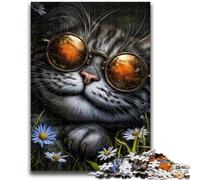 1000 Piece Jigsaw Puzzles for Teenagers Steampunk Cat Family Game Stress Reliever Difficult Challenge Secret Santa Gifts 50x75cm