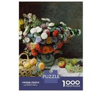 1000 Piece Jigsaw Puzzles for Teenagers Still Life with Flowers And Fruit Jigsaw for Adults Relax Games Hand Speed Race Deal As Gifts for The Whole Family 38x26cm/1000pcs