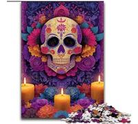 1000 Piece Jigsaw Puzzles for Teenagers Sugar Skull Woman, Learning Educational for Is Ideal As A Gift for The Whole Family (Size 50x75cm)
