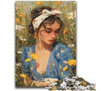 1000 Piece Jigsaw Puzzles for Teenagers Summer Girl Family Game Stress Reliever Difficult Challenge Secret Santa Gifts 26x38cm