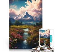 1000 Piece Jigsaw Puzzles for teenagers Summer Solstice Peaks Analyse und Logik Einzigartige Wohndekoration und Geschenke75x50cm