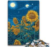 1000 Piece Jigsaw Puzzles for Teenagers Sunflower Adult Jigsaw,Decompressing Intellectual Educational Toy Perfect Decoration (38x26cm)