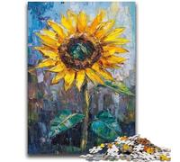 1000 Piece Jigsaw Puzzles for Teenagers Sunflower Challenging Game Toys Deal As Gifts for The Whole Family for Ages 14+ 50x75cm