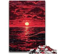 1000 Piece Jigsaw Puzzles for Teenagers Sunset at Sea for And 14 Years And over Impossible Game Christmas Birthday Gift 26x38cm