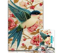 1000 Piece Jigsaw Puzzles for Teenagers Swallow Art 1000 Piece Puzzle,Challenging Game for Is Ideal As A Gift for The Whole Family 75x50cm