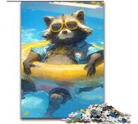 1000 Piece Jigsaw Puzzles for Teenagers Swimming Otter, for Age 14 Years And over Home Decor As A Gift for The Whole Family And Friends (size 50x75cm)