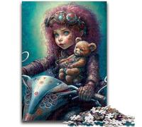 1000 Piece Jigsaw Puzzles for Teenagers Teddy Bear 1000 Pieces for Adults,Fun Activity for Home, Rainy Days Toys, Birthday Gifts (50x75cm)