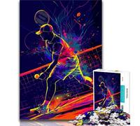 1000 Piece Jigsaw Puzzles for Teenagers Tennis Players Adult Puzzles,Learning Educational Toys Family Games Unique Birthday And Gifts 75x50cm