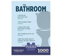 1000 Piece Jigsaw Puzzles for Teenagers The Bathroom Movie Parody Jigsaw for Adults DIY Toys Pattern Assembly Help The Brain Exercise 70x50cm/1000pcs