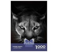 1000 Piece Jigsaw Puzzles for Teenagers The Cougar Silver Lion Jigsaw for Adults Relax Games Hand Speed Race Deal As Gifts for The Whole Family 70x50cm/1000pcs