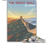 1000 Piece Jigsaw Puzzles for Teenagers The Great Wall of China, Train Your Brain And Hands Unique Birthday And Gifts for Age 14+ 75x100cm
