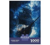 1000 Piece Jigsaw Puzzles for Teenagers The Midnight Pirate Jigsaw for Adults Hands-on Game Pattern Assembly for Birthday, Chrismas 70x50cm/1000pcs