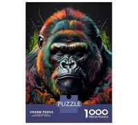 1000 Piece Jigsaw Puzzles for Teenagers The Old Gorilla Teenager Puzzles Relaxing Games Hand Speed Race Help The Brain Exercise 38x26cm/1000pcs