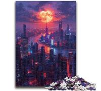 1000 Piece Jigsaw Puzzles for Teenagers The Oriental Pearl Tower in Shanghai Brain Teaser Game Wall Decoration Unique Birthday And Xmas Gifts 38x26cm