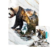 1000 Piece Jigsaw Puzzles for Teenagers The Peaceful Wanderer Jigsaw Puzzle Relaxing Games Wall Decoration Deal As Gifts for The Whole Family (Size 38x52cm)