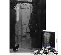 1000 Piece Jigsaw Puzzles for Teenagers The Silent Alley Home Decoration Toys Great Gift Educational Game Artists Collection, Fine Art Size 38x52cm