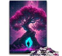 1000 Piece Jigsaw Puzzles for Teenagers The Tree Of Life Learning Educational Toys Fun at Home Activities, Birthday Present,Travel Gifts 26x38cm