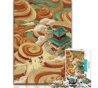 1000 Piece Jigsaw Puzzles for Teenagers This Style Temple 1000 Piece Puzzle,Challenging Game for Is Ideal As A Gift for The Whole Family 75x50cm