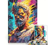 1000 Piece Jigsaw Puzzles for Teenagers Thunder God's Wrath︰ Zeus - King of Olympus Relax Games Fun Activities at Home Unique Birthday And Gifts 50x75cm