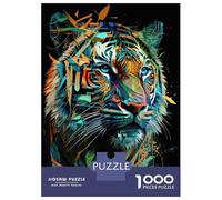 1000 Piece Jigsaw Puzzles for Teenagers Tiger Art Series Style 2 Teenager Puzzles Relaxing Games Hand Speed Race Help The Brain Exercise 70x50cm/1000pcs