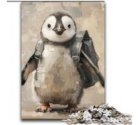 1000 Piece Jigsaw Puzzles for Teenagers Traveling Penguin,Challenging Game Toys for Is Ideal As A Gift for The Whole Family 38x52cm
