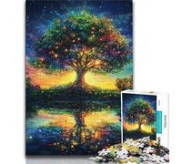 1000 Piece Jigsaw Puzzles for Teenagers Tree of Life, Brain Teaser Game,for Is Ideal As A Gift for The Whole Family for And 14 Years Old 38x26cm